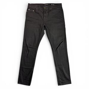 Saint Laurent Paris D21 SK-MW Black Jeans Mens 32 Slim Denim Made In Italy